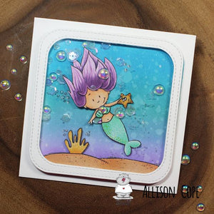 Mermaid Shaker Card