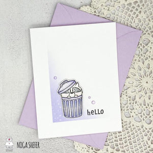 HELLO - Racoon Card by Noga Shefer