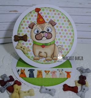 Big Hugs - Pug Digital Stamp