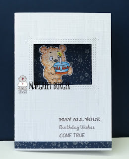 Birthday Bear Card by Margreet