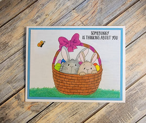 Somebunny is thinking about you - by Susan
