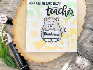 Just A Little Card To Say: All Cats ( And Teachers) Are The Best!
