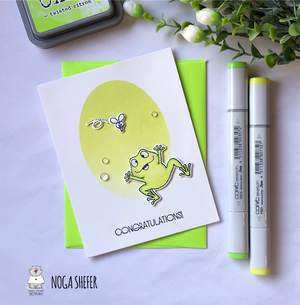 Frog card by Noga Shefer