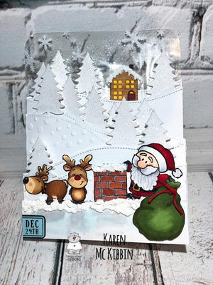 Reindeer Holiday by Karens Kardzz