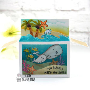Underwater Scene in a Pop-up Box Card