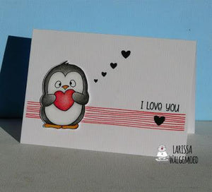 Penguin with heart - Larissa