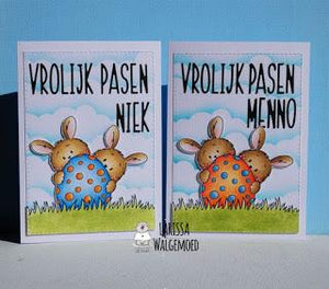 Easter cards for my nephews (Freebie image!!!) - Larissa