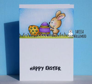Brush bunny - Happy easter - Larissa