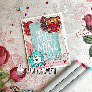 Be Mine Monster & Bear Cuties by Karla