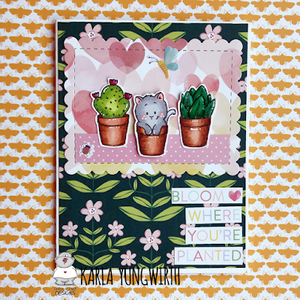 Bloom Where You're Planted Card by Karla