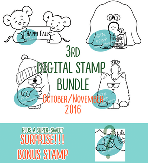 The October/November Digital Stamp Bundle is here!!!