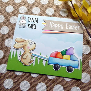 Happy Easter Egg Cart