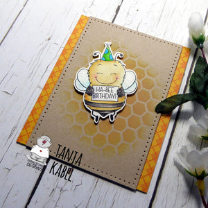 Ha-Bee Birthday - Cute Bee Birthday card by Tanja!