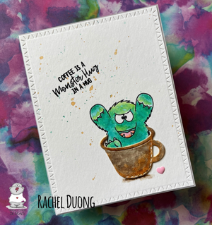 Coffee Monster Hug! by Rachel Duong