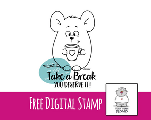 Enjoy the Art of Crafting with a Free Cute Digital Stamp!