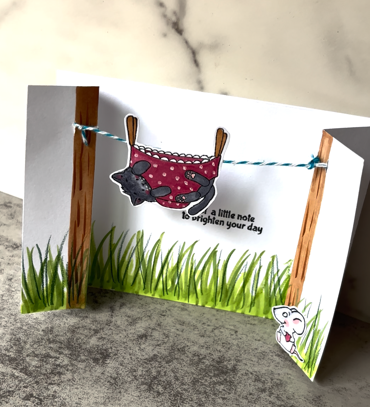 Clothesline Card