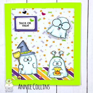 Halloween Ghosts 4x6 Clear Stamp Set