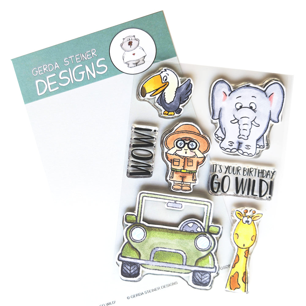 Go Wild! 4x6 Clear Stamp Set - GSD581
