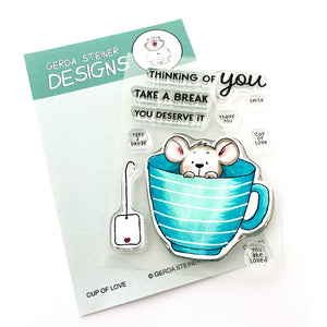 Cup of Love 3x4 Clear Stamp Set - GSD831