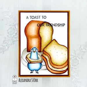 A toast to you - 3x4 Clear Stamp Set - GSD779