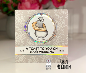 A toast to you - 3x4 Clear Stamp Set - GSD779