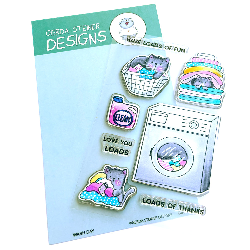 Wash Day 4x6 Clear Stamp Set