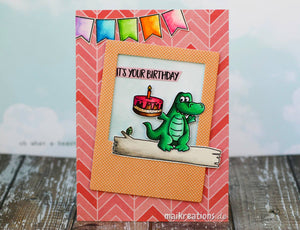 Party Animals 4x6 Clear Stamp Set - Clearstamps - Clear Stamps - Cardmaking- Ideas- papercrafting- handmade - cards-  Papercrafts - Gerda Steiner Designs