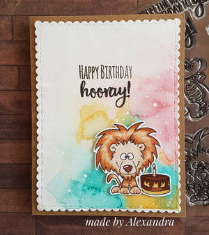 Party Animals 4x6 Clear Stamp Set - Clearstamps - Clear Stamps - Cardmaking- Ideas- papercrafting- handmade - cards-  Papercrafts - Gerda Steiner Designs