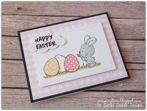 Brush Bunny 3x4 Clear Stamp Set - Clearstamps - Clear Stamps - Cardmaking- Ideas- papercrafting- handmade - cards-  Papercrafts - Gerda Steiner Designs