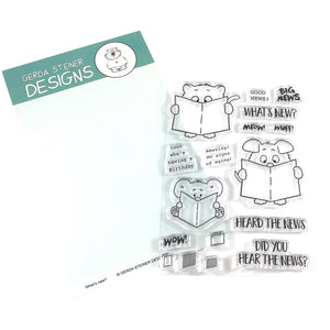 What's new? 4x6 Clear Stamp Set - Clearstamps - Clear Stamps - Cardmaking- Ideas- papercrafting- handmade - cards-  Papercrafts - Gerda Steiner Designs