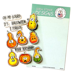 Gourds 4x6 Clear Stamp Set - GSD753