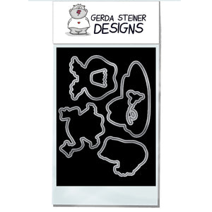 Frogs - Froesche - Sapos 4x6 Die Set - Clearstamps - Clear Stamps - Cardmaking- Ideas- papercrafting- handmade - cards-  Papercrafts - Gerda Steiner Designs