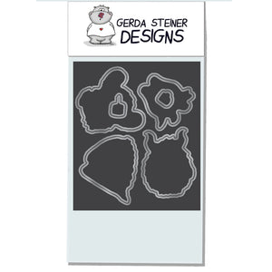 Coffee Monster 4x6 Die Set - Clearstamps - Clear Stamps - Cardmaking- Ideas- papercrafting- handmade - cards-  Papercrafts - Gerda Steiner Designs