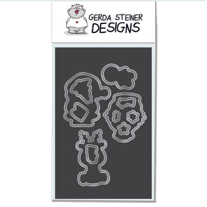 Holiday Friends 4x6 Die Set - Clearstamps - Clear Stamps - Cardmaking- Ideas- papercrafting- handmade - cards-  Papercrafts - Gerda Steiner Designs