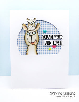 Llama Tell You 4x6 Clear Stamp Set - Clearstamps - Clear Stamps - Cardmaking- Ideas- papercrafting- handmade - cards-  Papercrafts - Gerda Steiner Designs
