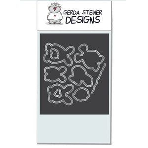 Hoppiness 4x6 Die Set - Clearstamps - Clear Stamps - Cardmaking- Ideas- papercrafting- handmade - cards-  Papercrafts - Gerda Steiner Designs