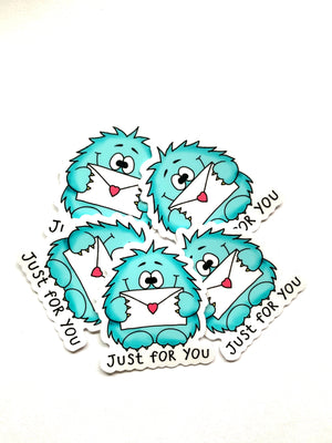 Just for you - Monster Sticker