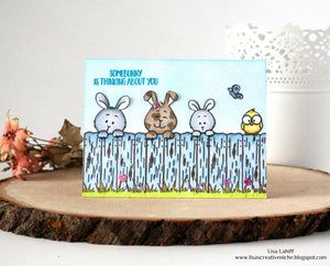 Hoppiness 4x6 Clear Stamp Set - Clearstamps - Clear Stamps - Cardmaking- Ideas- papercrafting- handmade - cards-  Papercrafts - Gerda Steiner Designs