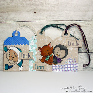 Peeking Friends 4x6 Clear Stamp Set - Clearstamps - Clear Stamps - Cardmaking- Ideas- papercrafting- handmade - cards-  Papercrafts - Gerda Steiner Designs