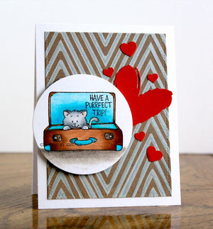 Playful Kitten 4x6 Clear Stamp Set - Clearstamps - Clear Stamps - Cardmaking- Ideas- papercrafting- handmade - cards-  Papercrafts - Gerda Steiner Designs