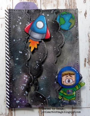 Blast Off 4x6 Clear Stamp Set - Clearstamps - Clear Stamps - Cardmaking- Ideas- papercrafting- handmade - cards-  Papercrafts - Gerda Steiner Designs