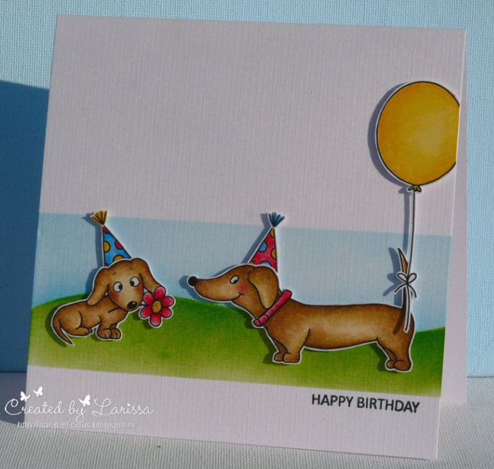 Dachshunds 4x6 Clear Stamp Set - Clearstamps - Clear Stamps - Cardmaking- Ideas- papercrafting- handmade - cards-  Papercrafts - Gerda Steiner Designs