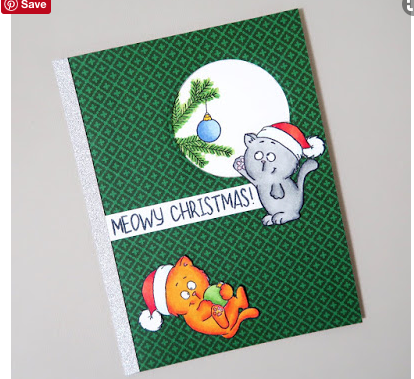 Christmas Kitten 4x6 Clear Stamp Set - Clearstamps - Clear Stamps - Cardmaking- Ideas- papercrafting- handmade - cards-  Papercrafts - Gerda Steiner Designs