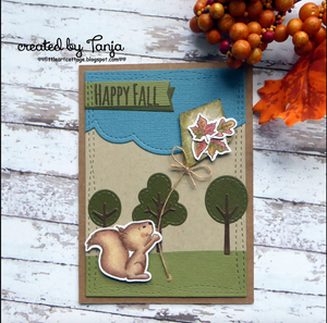 Happy Fall 4x6 Clear Stamp Set - Clearstamps - Clear Stamps - Cardmaking- Ideas- papercrafting- handmade - cards-  Papercrafts - Gerda Steiner Designs