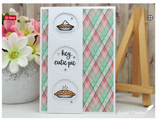 More than Pie 4x6 Clear Stamp Set - Clearstamps - Clear Stamps - Cardmaking- Ideas- papercrafting- handmade - cards-  Papercrafts - Gerda Steiner Designs