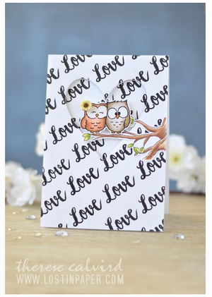 Fall in Love 4x6 Clear Stamp Set - Clearstamps - Clear Stamps - Cardmaking- Ideas- papercrafting- handmade - cards-  Papercrafts - Gerda Steiner Designs