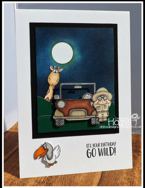 Go Wild! 4x6 Clear Stamp Set - Clearstamps - Clear Stamps - Cardmaking- Ideas- papercrafting- handmade - cards-  Papercrafts - Gerda Steiner Designs