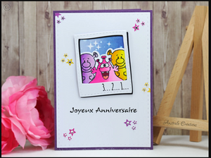 Blast Off 4x6 Clear Stamp Set - Clearstamps - Clear Stamps - Cardmaking- Ideas- papercrafting- handmade - cards-  Papercrafts - Gerda Steiner Designs