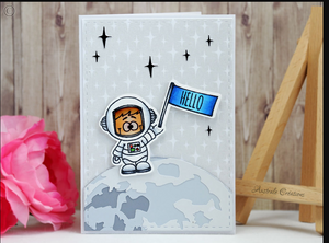 Blast Off 4x6 Clear Stamp Set - Clearstamps - Clear Stamps - Cardmaking- Ideas- papercrafting- handmade - cards-  Papercrafts - Gerda Steiner Designs