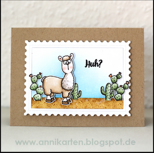 Llama Tell You 4x6 Clear Stamp Set - Clearstamps - Clear Stamps - Cardmaking- Ideas- papercrafting- handmade - cards-  Papercrafts - Gerda Steiner Designs